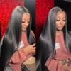 13X4 13X6 HD Lace Front Human Bling Hair Wigs For Women Pre Plucked Brazilian Straight 4X4 Glueless Lace Closure Wig view 2