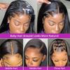 13X4 13X6 HD Lace Front Human Bling Hair Wigs For Women Pre Plucked Brazilian Straight 4X4 Glueless Lace Closure Wig view 4