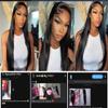 Hair 13X6 13X4 HD Lace Frontal Wig Preplucked Glueless Wig Human Hair Straight Human Hair Wigs For Women view 3
