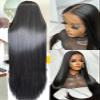 13X6 Human Hair Lace Frontal HD 40 Inch Straight Wigs 250 Density Remy Preplucked 13X4 Lace Front Wig For Women view 2