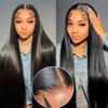 13X6 HD Lace Frontal Human Hair Wigs Malaysian Straight Pre Plucked Glueless Wigs Human Hair Lace Front Wigs view 1