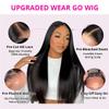 13X6 HD Lace Frontal Human Hair Wigs Malaysian Straight Pre Plucked Glueless Wigs Human Hair Lace Front Wigs view 4