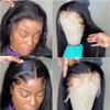 13X4 13X6 Lace Frontal Human Hair Wigs Pre Plucked HD Lace Wigs For Women HD Lace Front Human Hair Wigs Straight view 4