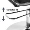 Barber Chair, Hydraulic Hair Salon Chair for Hair Stylist, Height Adjustable, 330lbs Max Load Salon Chair for Makeup/Styling/Beauty/Hair Black view 3