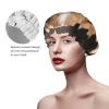 Puppy Dog with Book Shower Cap Reusable Double Layered Bath Cap Waterproof Hair Cap with Elastic Band Bathing Hat Spa Salon Shower Hat for Women Men view 4