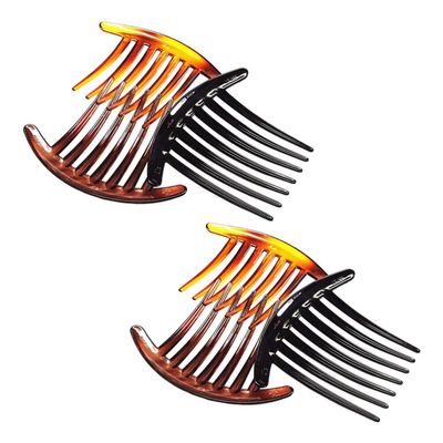 Healvian 6pcs Plastic Hair Side Combs for Women French Styling Accessories for Grip