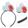 Cabilock Fruits Headbands, Cute Tropical Cherry Headbands Hawaiian Party Head Boppers Summer Beach Hair Hoop Tropical Headband Headpiece for Women Girls view 2