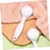 Beatifufu 2pcs Manual Facial Cleansing Brush Handheld Exfoliating Silicone Scrubber for Gentle Skin Care for Men and Women Easy to Clean and Store view 2