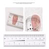 5 Pieces/Set Flexible Nail Art Ruler Transparent Nail Measure Ruler Manicure Ruler Portable Measuring Equipment Tools Clear Nail Measure Ruler Practical Manicure Rule Manicure Accessory For Women view 2