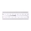5 Pieces/Set Flexible Nail Art Ruler Transparent Nail Measure Ruler Manicure Ruler Portable Measuring Equipment Tools Clear Nail Measure Ruler Practical Manicure Rule Manicure Accessory For Women view 4