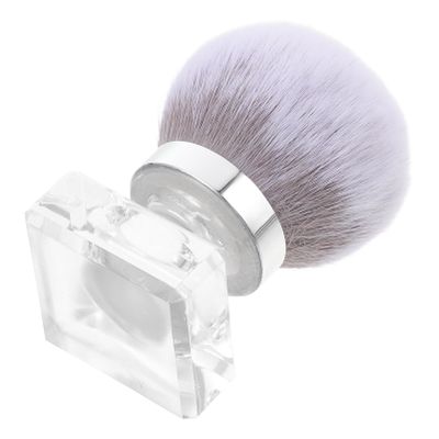 Beavorty Nail Brush for Fingernail Cleaning Small Powder Brush for Makeup and Nail Art Ergonomic Handle Portable Manicure Tool for Home and Travel Soft Bristles for Gentle Use