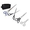 Professional Barber Freelance Barber Kit Hairdressing Thinning Split Ends and Razor Scissors And Combs with a Black Case (4 Scissors 3 Hair Beard Mustaches 1 Utility Bag) view 1