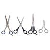 Professional Barber Freelance Barber Kit Hairdressing Thinning Split Ends and Razor Scissors And Combs with a Black Case (4 Scissors 3 Hair Beard Mustaches 1 Utility Bag) view 2