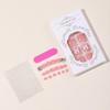 24Pcs Pink French Tip Press on Toenails Full Cover Short False Toenails with 3D Bow Charms Design Glossy Square Acrylic Toenails Diamond Toe Nail Tips Glue on Toenails for Women and Girls Toenail Art view 3