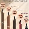 5 Color Magic Microblading Eyebrow Pencil, 2025 New 4-Tip Waterproof Brow Pencil with Micro-Fork Tip, Natural Fine Stroke Eyebrow Pen for Women view 2