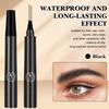 5 Color Magic Microblading Eyebrow Pencil, 2025 New 4-Tip Waterproof Brow Pencil with Micro-Fork Tip, Natural Fine Stroke Eyebrow Pen for Women view 3