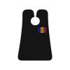 ZKLCRYTR Andorra Flag With Polygonal Effect Men's Beard Bib Apron Waterproof Smooth Surface Beard Apron Durable Foldable Beard Hair Men's Gift view 1
