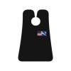 ZKLCRYTR Torn Style American And The Marshall Islands Flags Men's Beard Bib Apron Waterproof Smooth Surface Beard Apron Durable Foldable Beard Hair Men's Gift view 1