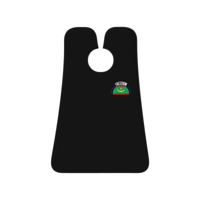 ZKLCRYTR The Mauritania Flag And Freedom Men's Beard Bib Apron Waterproof Smooth Surface Beard Apron Durable Foldable Beard Hair Men's Gift