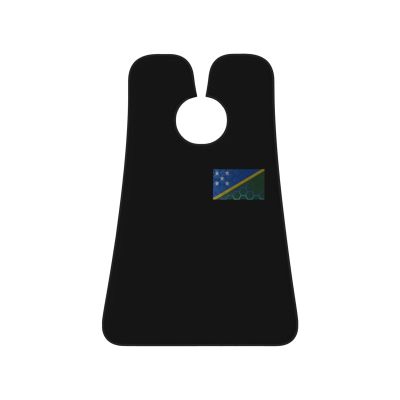 ZKLCRYTR Flag Of The Solomon Islands Men's Beard Bib Apron Waterproof Smooth Surface Beard Apron Durable Foldable Beard Hair Men's Gift
