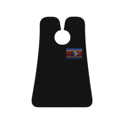 ZKLCRYTR Flag Of Eswatini Knitting Effect Men's Beard Bib Apron Waterproof Smooth Surface Beard Apron Durable Foldable Beard Hair Men's Gift
