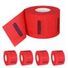 Stretchy Barber Paper Neck Strips - 5 Rolls & 500 Disposable Bands, Professional Hairdressing Accessory Tool view 1