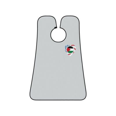 ZKLCRYTR We Heart America And Palestine Love Forever Men's Beard Bib Apron Waterproof Smooth Surface Beard Apron Durable Foldable Beard Hair Men's Gift
