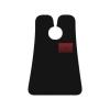 ZKLCRYTR Flag Of Morocco Knitting Effect Men's Beard Bib Apron Waterproof Smooth Surface Beard Apron Durable Foldable Beard Hair Men's Gift view 1