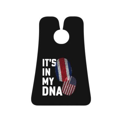 ZKLCRYTR Costa Rica It's in My DNA Men's Beard Bib Apron Waterproof Smooth Surface Beard Apron Durable Foldable Beard Hair Men's Gift