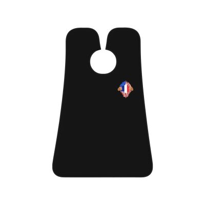 ZKLCRYTR Hand Tear Flag Of France Men's Beard Bib Apron Waterproof Smooth Surface Beard Apron Durable Foldable Beard Hair Men's Gift
