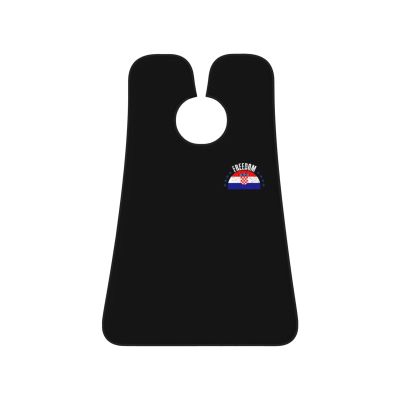 ZKLCRYTR The Croatia Flag And Freedom Men's Beard Bib Apron Waterproof Smooth Surface Beard Apron Durable Foldable Beard Hair Men's Gift