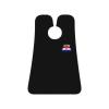 ZKLCRYTR The Croatia Flag And Freedom Men's Beard Bib Apron Waterproof Smooth Surface Beard Apron Durable Foldable Beard Hair Men's Gift view 1
