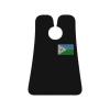 ZKLCRYTR Djibouti Flag With Polygonal Effect Men's Beard Bib Apron Waterproof Smooth Surface Beard Apron Durable Foldable Beard Hair Men's Gift view 1