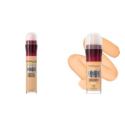 Maybelline Instant Age Rewind Concealer 122 & Foundation 130 with SPF 20 Moisturizing ProVitamin B5 1 Count
