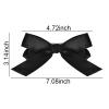 Black White Ribbon Bow Hair Chips for Women Girls Silky Satin Hair Bows Hair Barrettes Hair Acccessories for Teen Girls Toddler Girl French Style Bowknot Hair Bow Clip Hair Pins view 4
