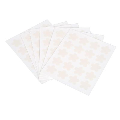 120PCS Detection Stickers  Detection Stickers for Sunscreen, Reusable Flower Shaped Sunblock Patches with Reapply Reminder, Reusuable Sunblock Patches
