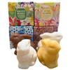 Sculpted Bunny Soap Set by Greenwich Bay Trading, 3 oz Each, 4 Pieces - Love, Snow, Sweet and Garden view 2