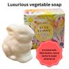 Sculpted Bunny Soap Set by Greenwich Bay Trading, 3 oz Each, 4 Pieces - Love, Snow, Sweet and Garden view 3