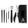 BIK Pedicure Set Toe Nail Clippers Ingrown Toenails Nippers Cutters Dead Skin Dirt Remover Stainless Steel Manicure Cutters Tools (Color : 7pcs Balck) view 1