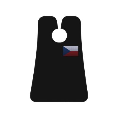 ZKLCRYTR Flag Of The Czech Republic Knitting Effect Men's Beard Bib Apron Waterproof Smooth Surface Beard Apron Durable Foldable Beard Hair Men's Gift