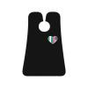 ZKLCRYTR I Love America And Uzbekistan Men's Beard Bib Apron Waterproof Smooth Surface Beard Apron Durable Foldable Beard Hair Men's Gift view 1
