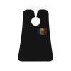 ZKLCRYTR Silk Style Flag Of Romania Men's Beard Bib Apron Waterproof Smooth Surface Beard Apron Durable Foldable Beard Hair Men's Gift view 1