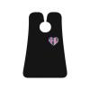 ZKLCRYTR I Love America And Iceland Men's Beard Bib Apron Waterproof Smooth Surface Beard Apron Durable Foldable Beard Hair Men's Gift view 1