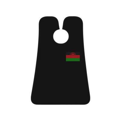 ZKLCRYTR Flag Of Malawi Men's Beard Bib Apron Waterproof Smooth Surface Beard Apron Durable Foldable Beard Hair Men's Gift