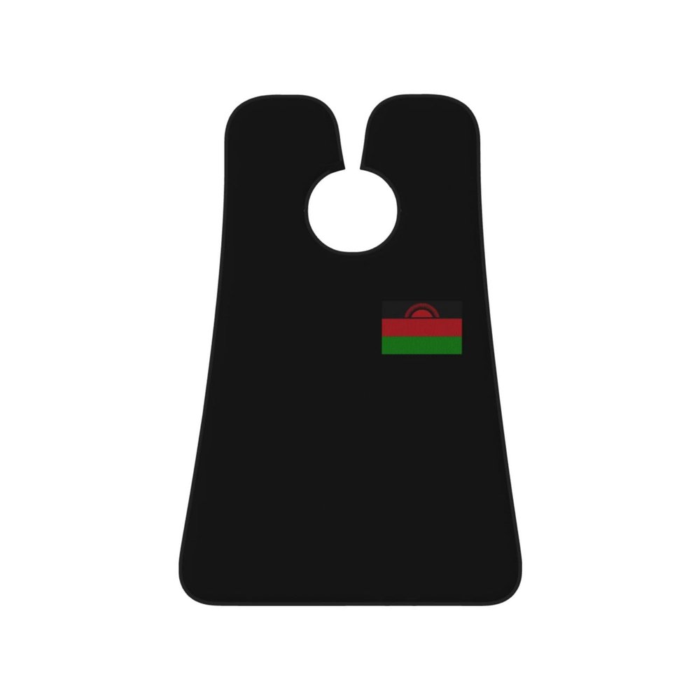 ZKLCRYTR Flag Of Malawi Men's Beard Bib Apron Waterproof Smooth Surface Beard Apron Durable Foldable Beard Hair Men's Gift