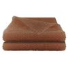 2 Pack African Net Sponge, 12 * 32 Inches Bath Sponge, African Exfoliating Net Long, Wash Cloths, Body Scrubber Net for Skin Smoother (Coffee) view 1