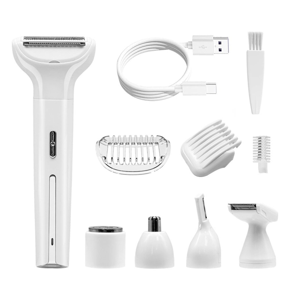 RSEHHRTE Electric Razro Shaver Trimmer for Womens 5 in 1 Painless Body Razro Facials Hair Removers Hair Removal Kit for Face Leg 5 in 1 Womens Shaver