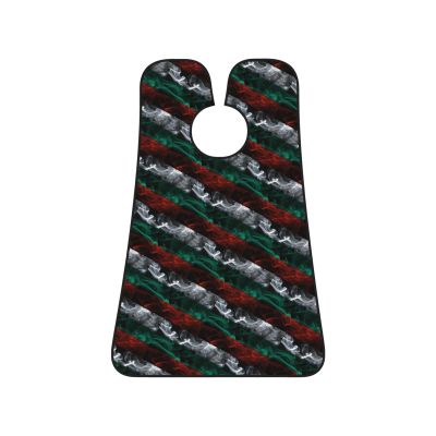 ZKLCRYTR Smoke Style Flag Of Bulgaria Men's Beard Bib Apron Waterproof Smooth Surface Beard Apron Durable Foldable Beard Hair Men's Gift