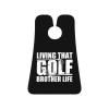 ZKLCRYTR Living That Golf Brother Life Men's Beard Bib Apron Waterproof Smooth Surface Beard Apron Durable Foldable Beard Hair Men's Gift view 1