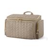 BAGSMART Travel Toiletry Bag, Large Wide-open Travel Bag for Toiletries, Makeup Cosmetic Travel Bag with Handle-Camel view 1